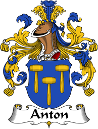 German Wappen Coat of Arms for Anton