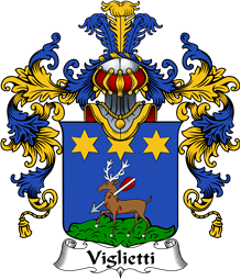 Italian Family Coat of Arms (v.25b) Viglietti