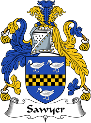 English Coat of Arms for the family Sawyer