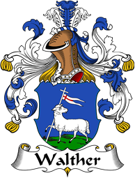 German Wappen Coat of Arms for Walther