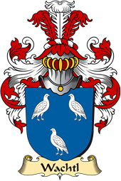 v.23 Coat of Family Arms from Germany for Wachtl