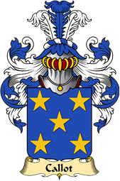 French Family Coat of Arms (v.23) for Callot