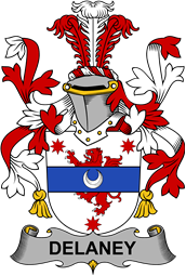 Irish Coat of Arms for Delaney or O