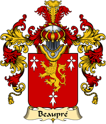 French Family Coat of Arms (v.25) Beaupré