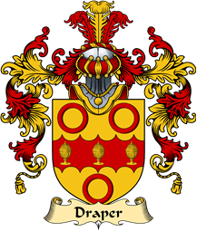 English Family Coat of Arms (v.25) Draper