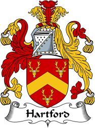 English Coat of Arms for the family Hartford