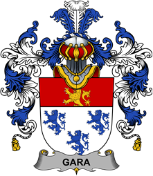 Irish Family Coat of Arms (v.25b) Gara or O
