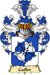French Family Coat of Arms (v.23) for Caillet