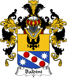 Italian Family Coat of Arms (v.25b) Baldini