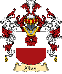 Italian Family Coat of Arms (v.25a) Albani