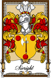 Scottish Coat of Arms Bookplate for Sivright (Edinburgh)
