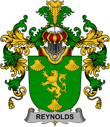 Irish Family Coat of Arms (v.25b) Reynolds or McRannell
