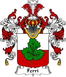 Italian Family Coat of Arms (v.25b) Ferri