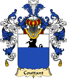 French Family Coat of Arms (v.25) Couttant