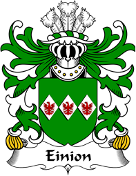Welsh Coat of Arms for Einion (AP CARADOG)