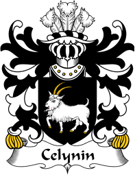 Welsh Coat of Arms for Celynin (AP RHIRID )