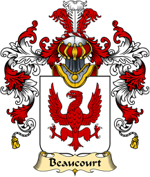 French Family Coat of Arms (v.25) Beaucourt