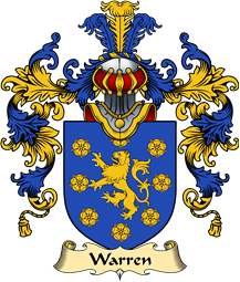 Welsh Family Coat of Arms (v.25) Warren (of Tre-wern, Nevern, Pembrokeshire)