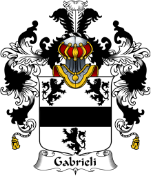 Italian Family Coat of Arms (v.25b) Gabrieli