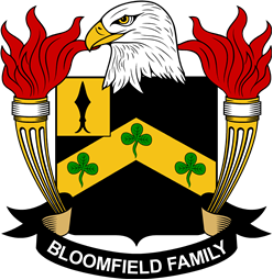 Coat of arms used by the Bloomfield family in the United States of America