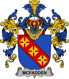 Irish Family Coat of Arms (v.25b) McFadden or McFadyen