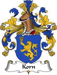 German Wappen Coat of Arms for Korn