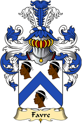 French Family Coat of Arms (v.23) for Favre