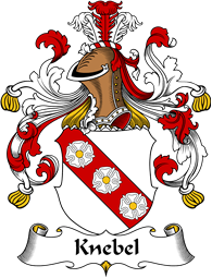 German Wappen Coat of Arms for Knebel
