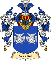 Italian Family Coat of Arms (v.25a) Serafini
