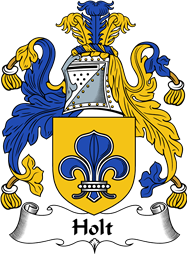 English Coat of Arms for the family Holt II