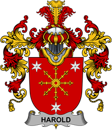 Irish Family Coat of Arms (v.25b) Harold or Harrell