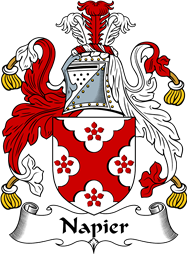 English Coat of Arms for the family Napier