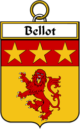 French Coat of Arms Badge for Bellot