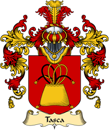 Italian Family Coat of Arms (v.25a) Tasca