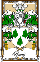 Scottish Coat of Arms Bookplate for Branis
