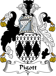English Coat of Arms for the family Pigott