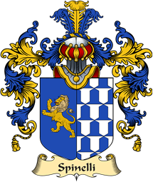 Italian Family Coat of Arms (v.25a) Spinelli