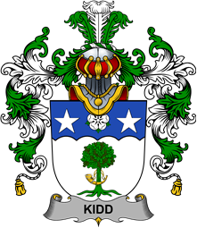 Irish Family Coat of Arms (v.25b) Kidd