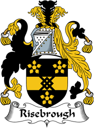 English Coat of Arms for the family Risebrow or Risebrough
