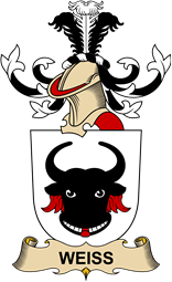 Republic of Austria Coat of Arms for Weiss (de Weissenbach)