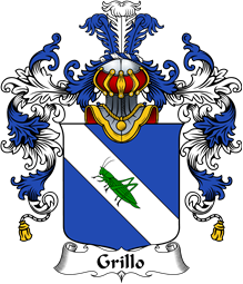 Italian Family Coat of Arms (v.25b) Grillo