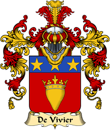 French Family Coat of Arms (v.25) Vivier (de)