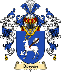 English Family Coat of Arms (v.25) Bowen (Wales)