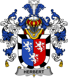 Irish Family Coat of Arms (v.25b) Herbert
