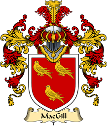 Irish Family Coat of Arms (v.25a) MacGill (Ballynester)