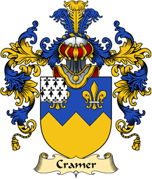 Irish Family Coat of Arms (v.25a) Cramer