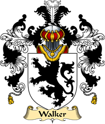 Irish Family Coat of Arms (v.25a) Walker I