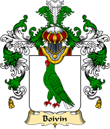 French Family Coat of Arms (v.25) Boivin
