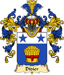 French Family Coat of Arms (v.25) Didier
