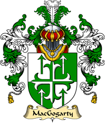 Irish Family Coat of Arms (v.25a) MacGogarty